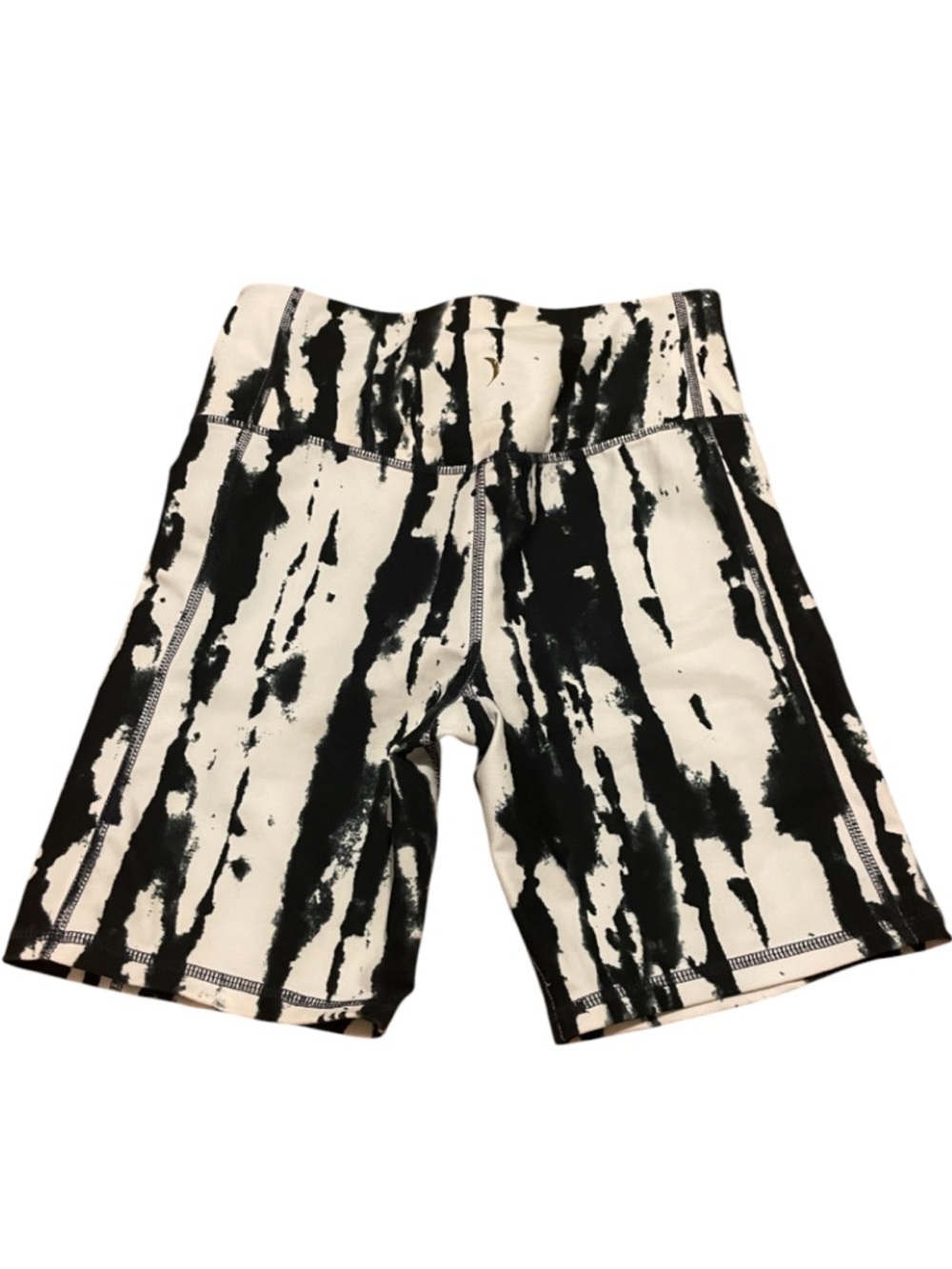 Jessica Simpson Black and White Tie Dye Athletic Shorts Size Small - Picture 2 of 3